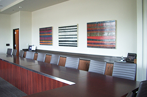 Conference room art at the Washington State Auto Dealers Association