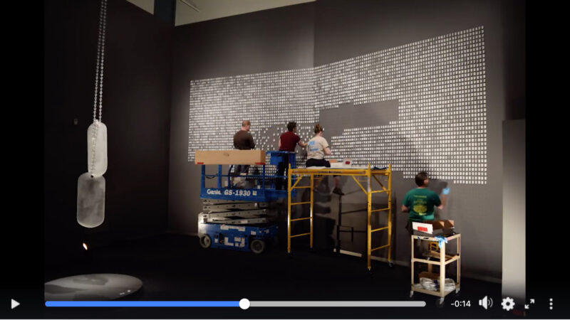 Image from the Bellevue Arts Museum video on Facebook